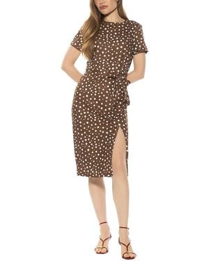 Alexia Admor Zyra Sheath Dress - Brown