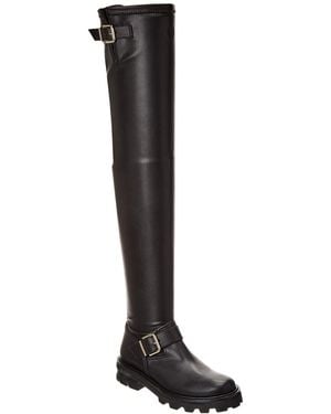 Jimmy Choo Biker Ii Over-the-knee Boot - Black