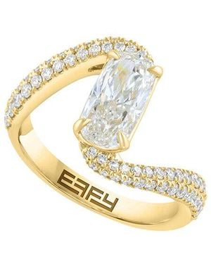 Effy Fine Jewelry 14K 2.00 Ct. Tw. Lab-Grown Diamond Ring - Metallic