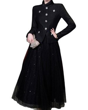 BRC By BURRYCO Solid Midi Dress - Black