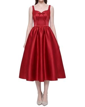 DZA Midi Dress - Red