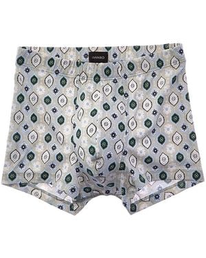 Hanro Fancy Jersey Boxer Brief - Gray