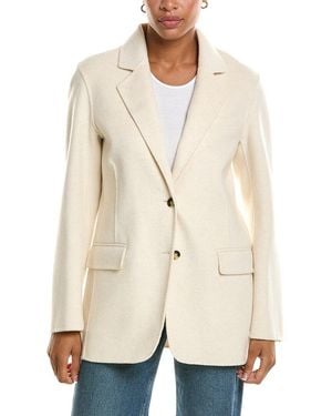 Rag & Bone Zoe Wool & Cashmere-Blend Blazer - Natural