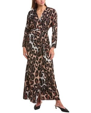 Diane von Furstenberg Babette Reversible Wrap Dress - Brown