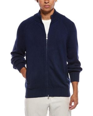Brunello Cucinelli Zip Sweater Jacket - Blue