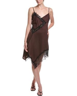 Moonsea Midi Cocktail Dress - Brown