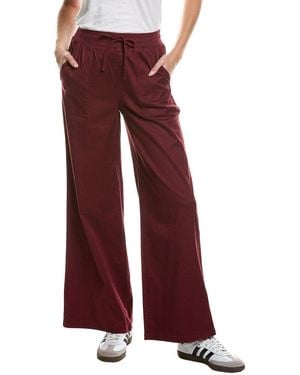 Splendid Wide Leg Twill Pant - Red