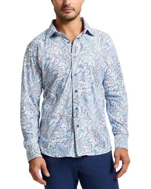 Robert Graham Muir Knit Shirt - Blue