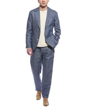 Brunello Cucinelli 2Pc Linen Suit - Blue