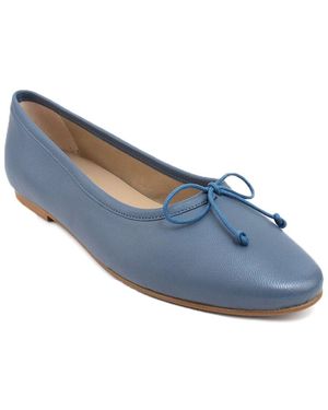 Menina Step Belle Leather Flat - Blue