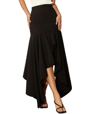 VERA DOLINI Maxi Skirt - Black