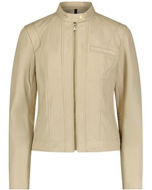 Cole Haan Cole Hann Leather Jacket - Natural