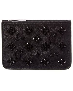 Christian Louboutin Paloma Leather Keycase - Black