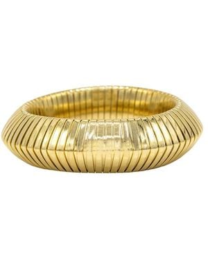 Eye Candy LA Haley Mesh Bangle Bracelet - Metallic
