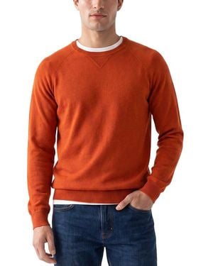 Forte Cashmere 100% Cashmere Crewneck Jumper - Red