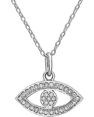 Forever Creations USA Inc. Forever Creations 14k 0.11 Ct. Tw. Diamond Necklace - Metallic