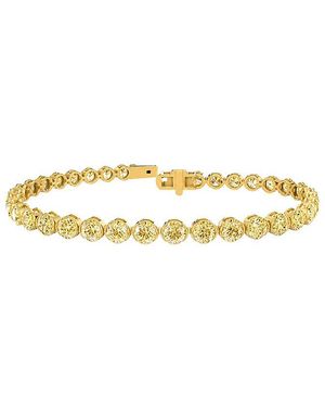 Lab Grown Diamonds 14K.03 Ct. Tw. Lab-Grown Diamond Tennis Bracelet - Metallic