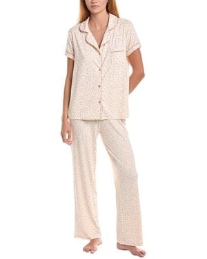 Tart Collections 2pc Ginnie Pyjama Pant Set - Natural