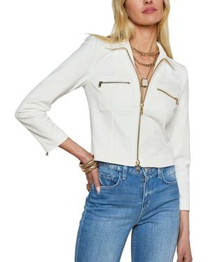 L'Agence Calianna Shacket - White