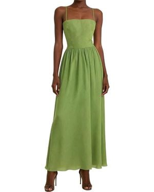 Linda Charm Midi Dress - Green