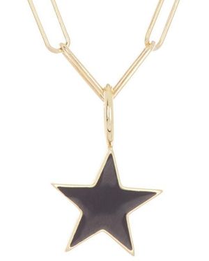 Adornia 14k Over Silver Star Necklace - White