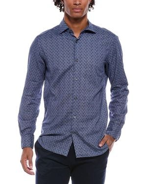 Slowear Linen-Blend Shirt - Blue