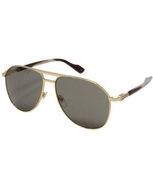 Gucci Gg1220S 59Mm Sunglasses - Metallic
