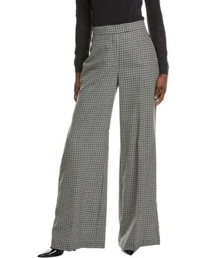 Akris Floretta Wool Pant - Gray