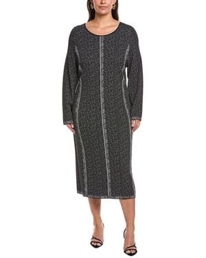 Marina Rinaldi Plus Tantalo Knitted Dress - Gray