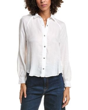 Bella Dahl Bishop Sleeve Shirt - White