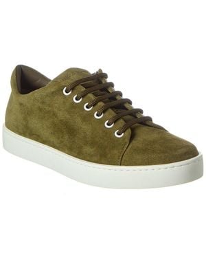 Manolo Blahnik Semanada Suede Trainer - Green