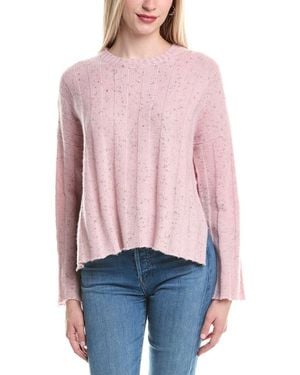 Autumn Cashmere Ribbed Wool-Blend Jumper - Red