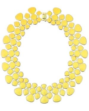 Eye Candy LA Adel Necklace - Yellow