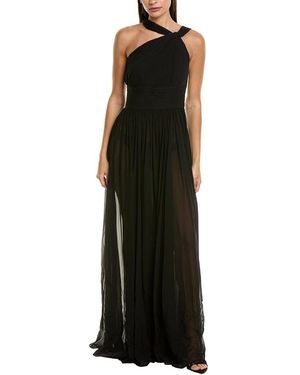 Michael Kors Goddess Silk Gown - Black