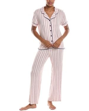 Honeydew Intimates 2Pc All American Pyjama Set - White