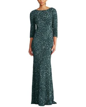THEIA Sequin Gown - Green