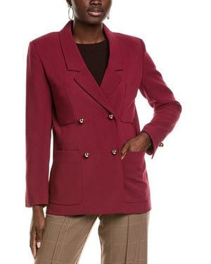 St. John Stretch Blazer - Red