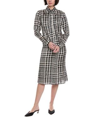 Akris Silk Shirtdress - Black