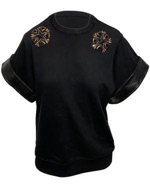 Givenchy Star Embellished Blouse, Size Int, Xs (authentic Pre-loved) - Black
