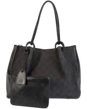 Gucci GG Tote Bag (authentic Pre-loved) - Black