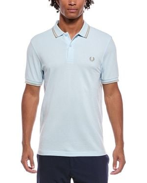 Fred Perry Woven Polo - Blue