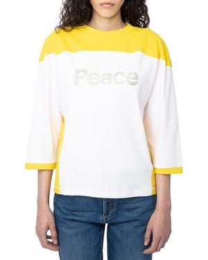 Zadig & Voltaire Earl Peace T-shirt - White