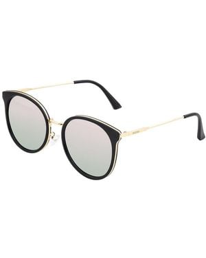 Bertha Brielle 55mm Polarized Sunglasses - Metallic