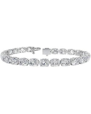 Lab Grown Diamonds 14K 19.68 Ct. Tw. Lab-Grown Diamond Tennis Bracelet - White
