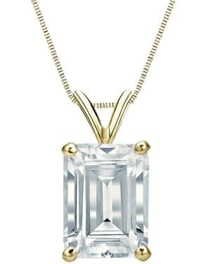 Sabrina Designs Lab Grown Diamonds 14K 2.00 Ct. Tw. Lab-Grown Diamond Solitaire Pendant - Blue