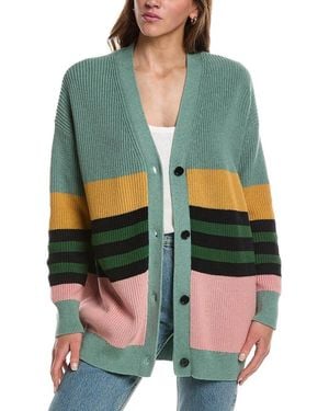 Electric and Rose Weekend Cashmere-Blend Cardigan - Green