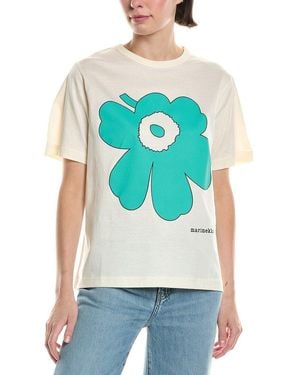 Marimekko Jakso Piirto Unikko T-shirt - Green
