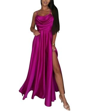 VERA DOLINI Maxi Dress - Purple