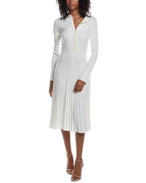Tahari The Jan Jumper Dress - White