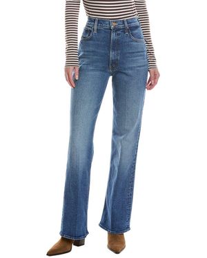Mother High-waist Bookie Sneak Knick Knack Paddy Whack Jean - Blue